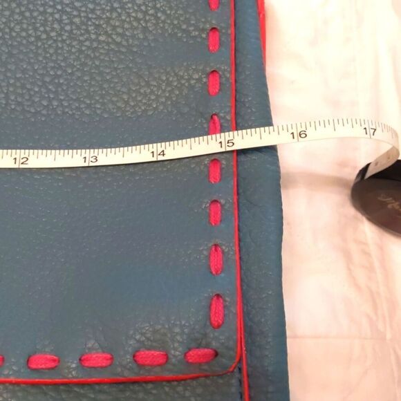 MONTANA WEST Crossbody Messenger Satchel Blue Purse New with Tags - Picture 8 of 10